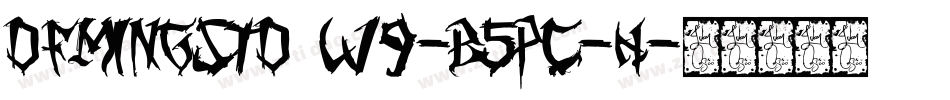 DFMingStd W9-B5pc-H字体转换